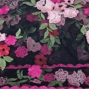 Blossom Costume  Lace Tulle Embroidery Floral Fabric